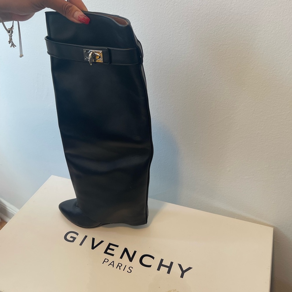Givenchy shark lock boots